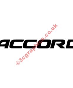 Honda Accord Vinyl Sticker