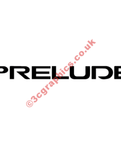 Honda Prelude Vinyl Sticker