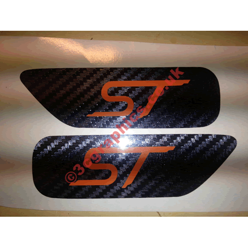 Ford focus st wing badges #6
